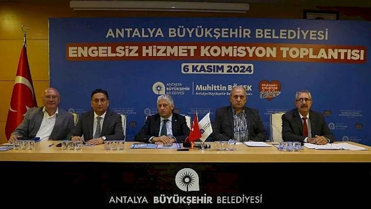 Büyükşehir Engelsiz Hizmet Komisyonu toplandı