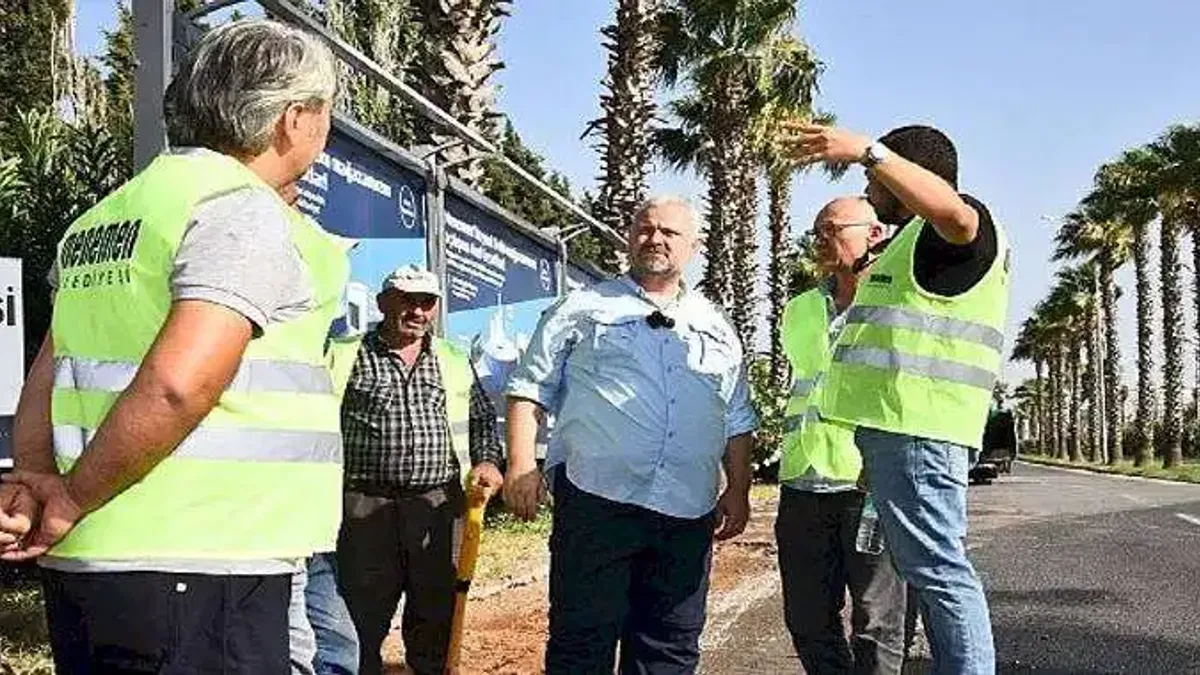 Koyundere Pazar Yeri Açılışa Hazırlanıyor