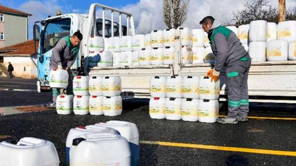 Sıvı gübre desteği çiftçinin ilacı oldu