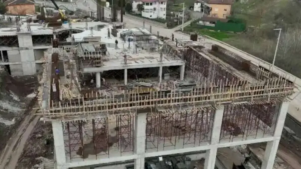 Kocaeli'de Başiskele Termal Tesis yükseliyor