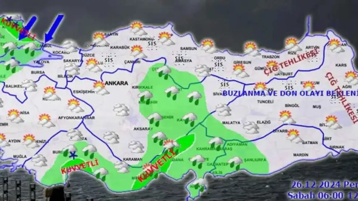 Türkiye genelinde bugün hava nasıl olacak?