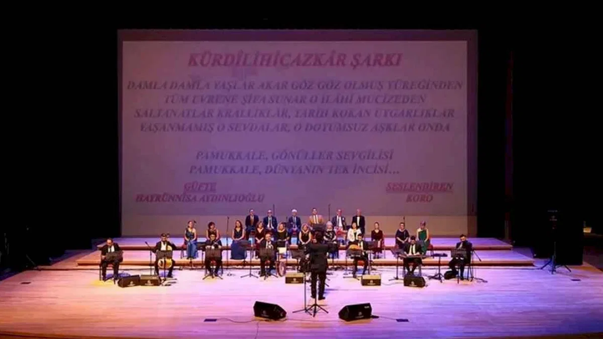 Denizli’de “Pamukkale” ezgileri yankılandı