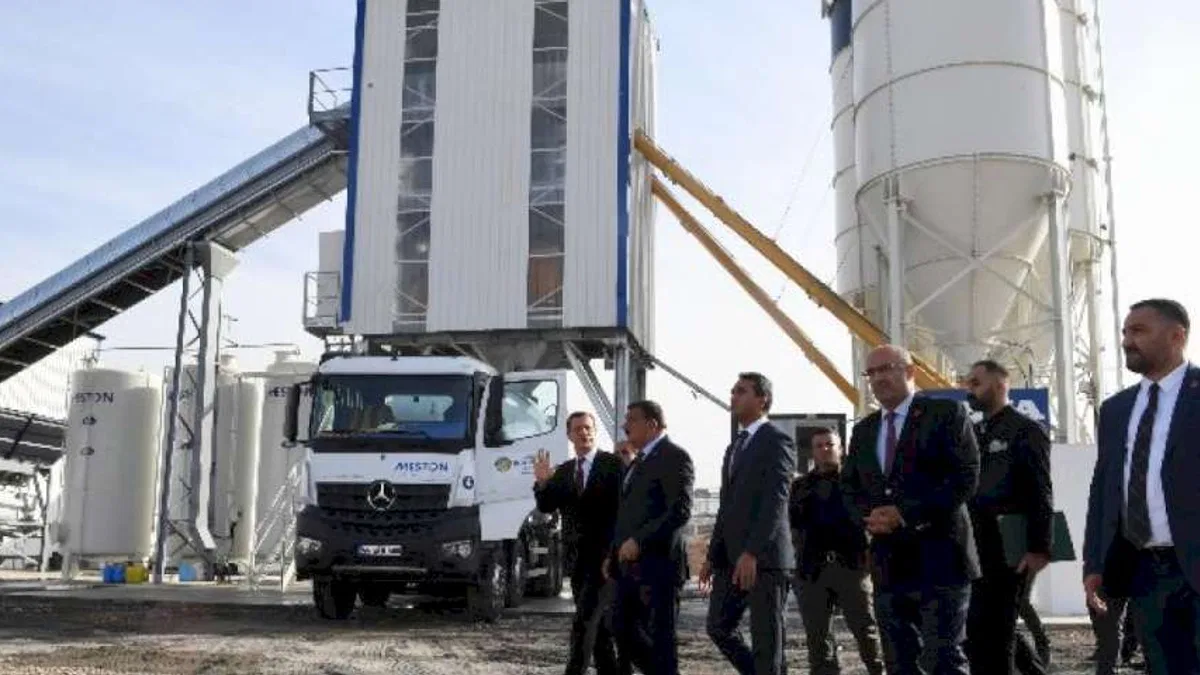 Malatya'nın ikinci beton santrali de devrede