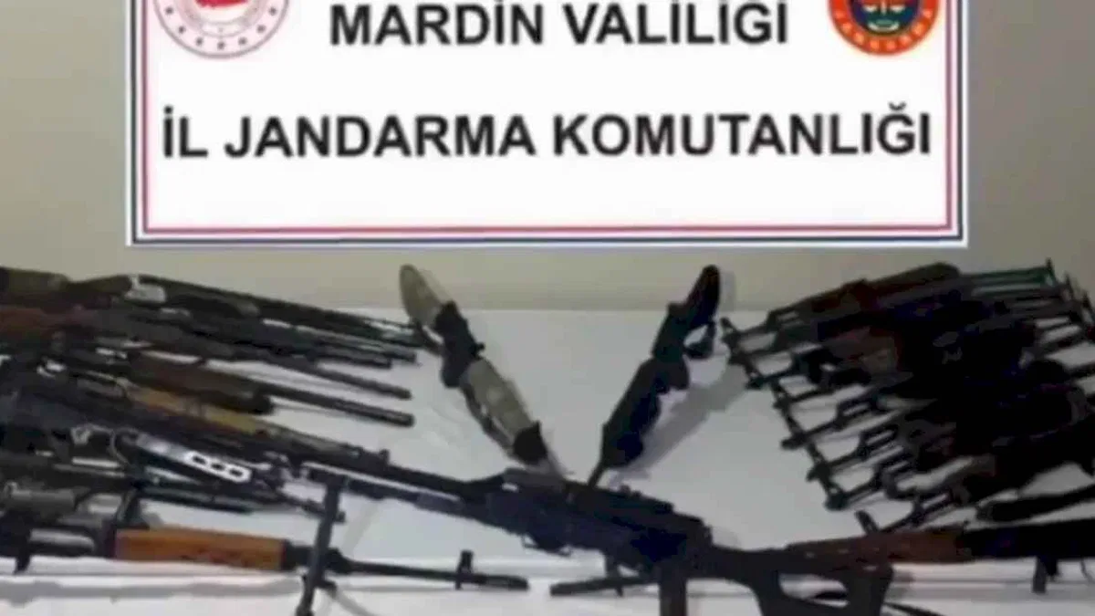 Mardin'deki 'Hücre' dağıtıldı! Silah kaçakçılığına 11 tutuklama
