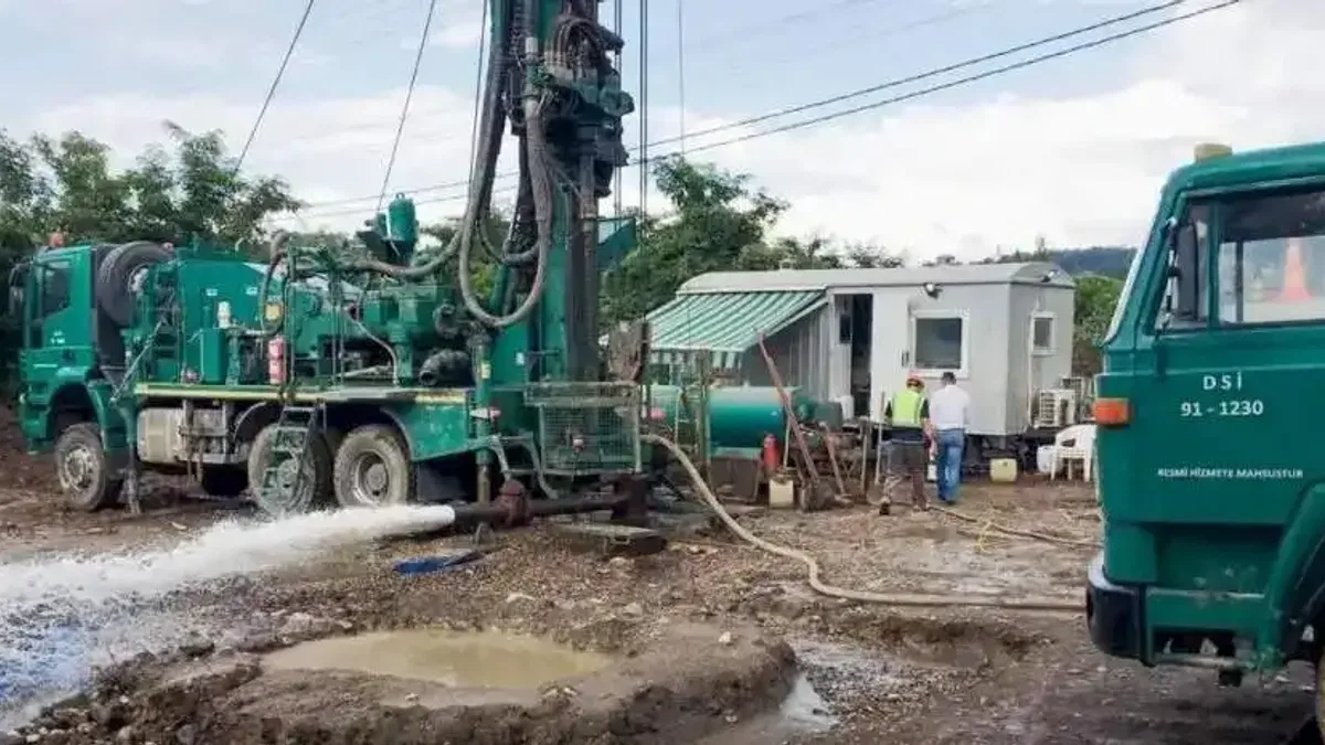 Ordu’da kırsal mahallelere içme suyu için sondaj çalışmaları hızlandı