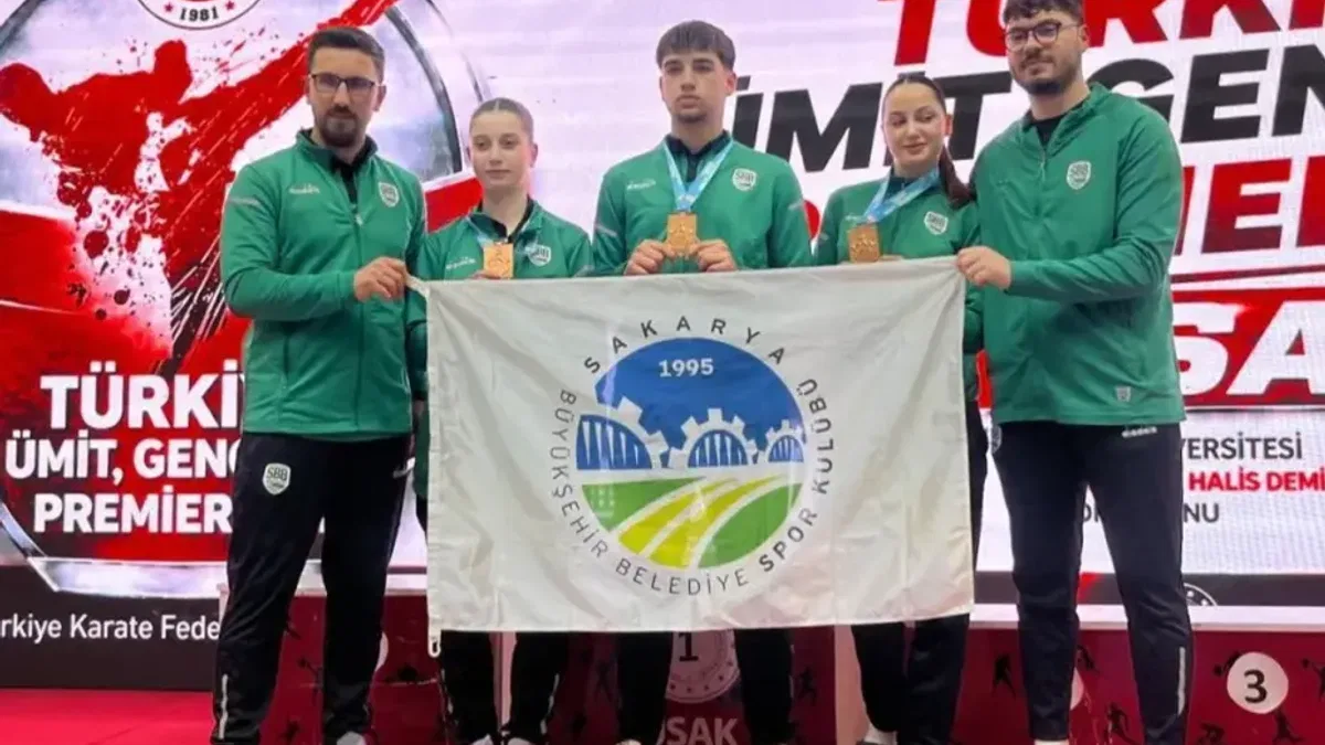 Sakarya’nın sporcuları farklı illerde kürsüde