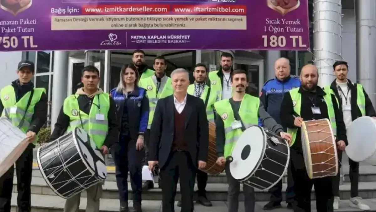Kocaeli İzmit'in Ramazan davulcuları belli oldu