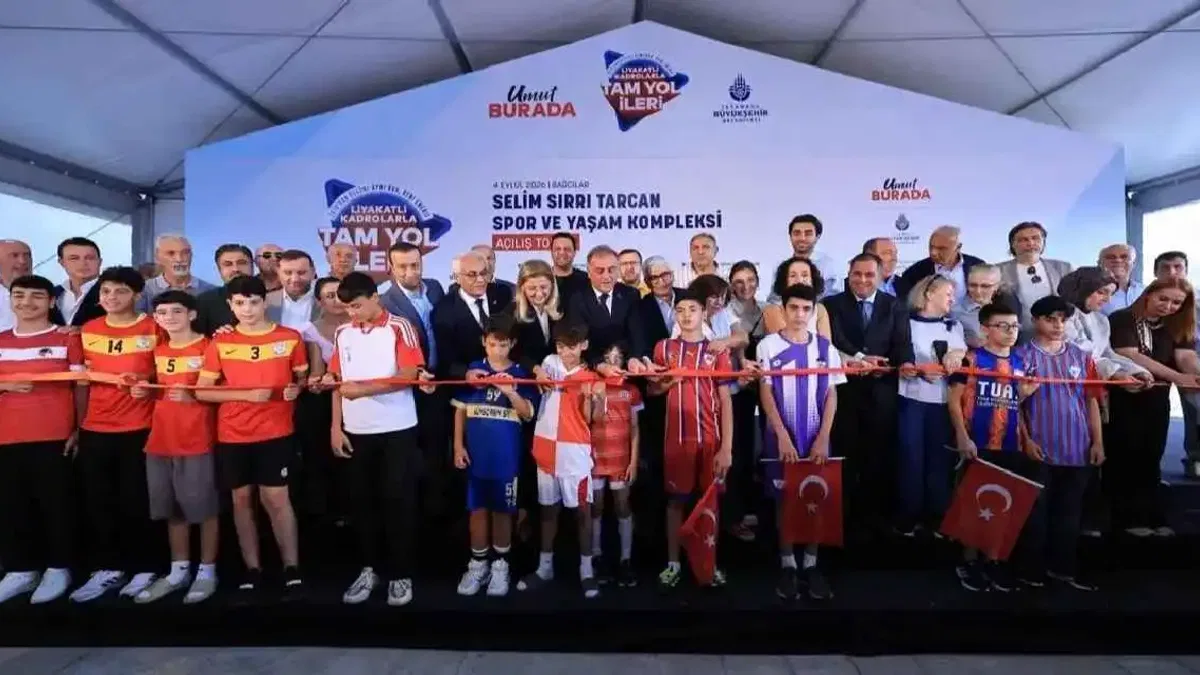 Selim Sırrı Tarcan Spor ve Yaşam Kompleksi açıldı