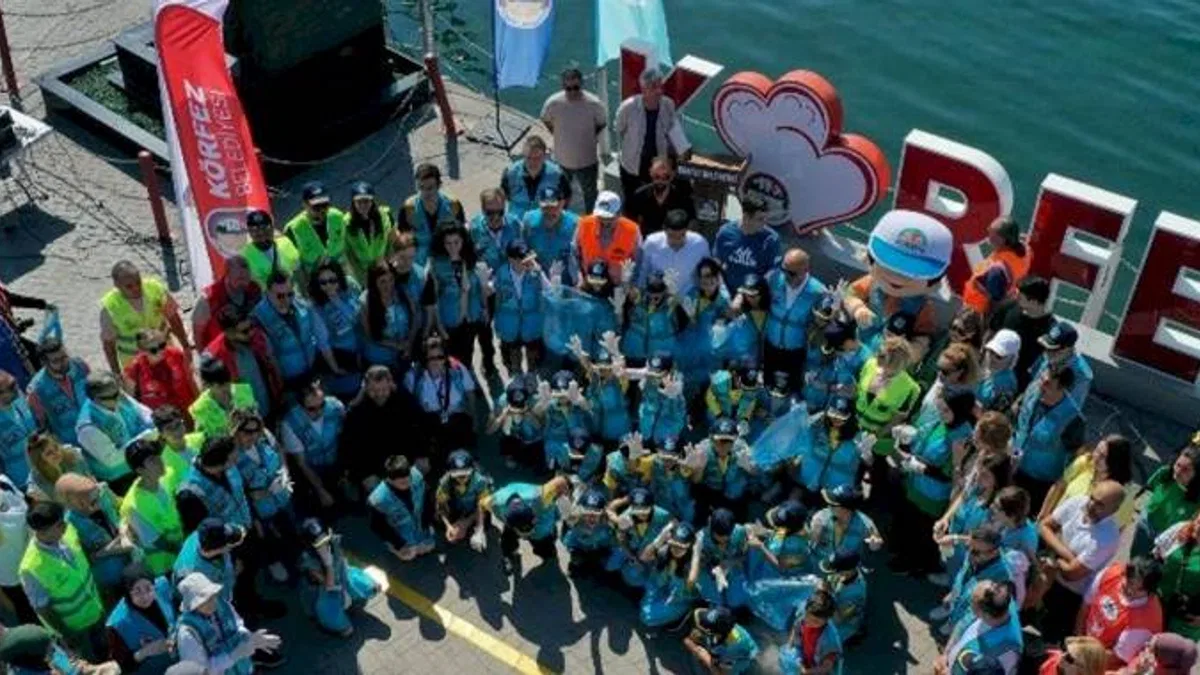 Kocaeli'nde Dünya Temizlik Günü'nde 432 kilo atık toplandı