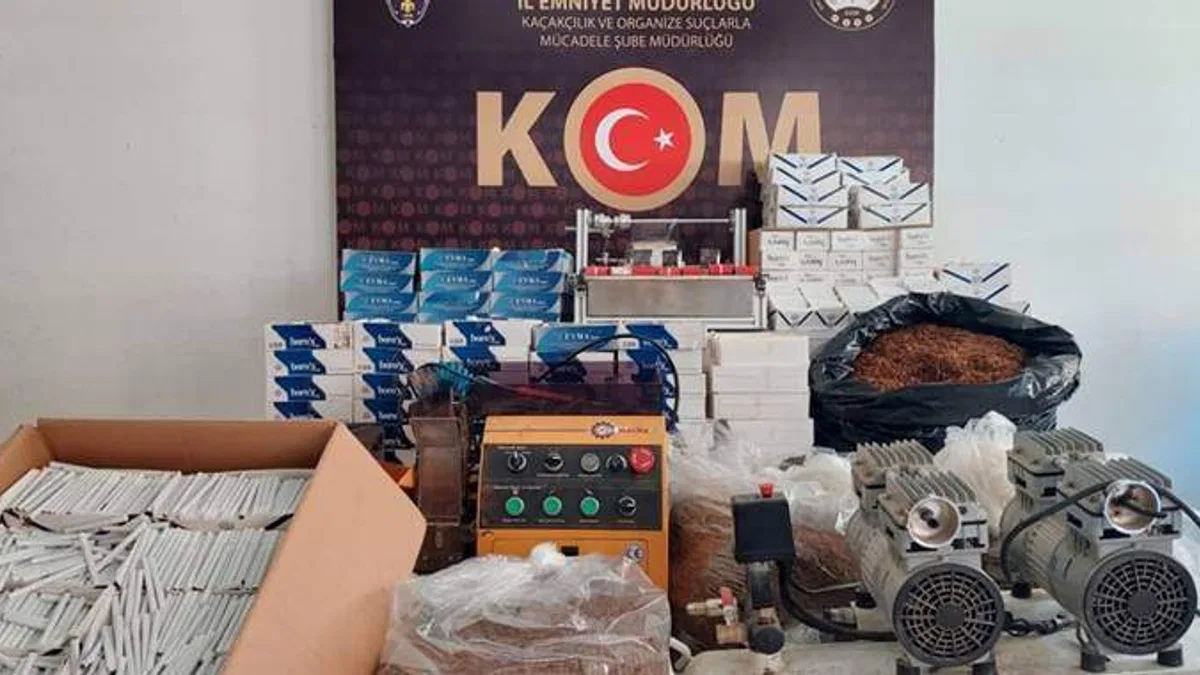 Konya'da tütün kaçakçılığı operasyonunda 3 şüpheli yakalandı