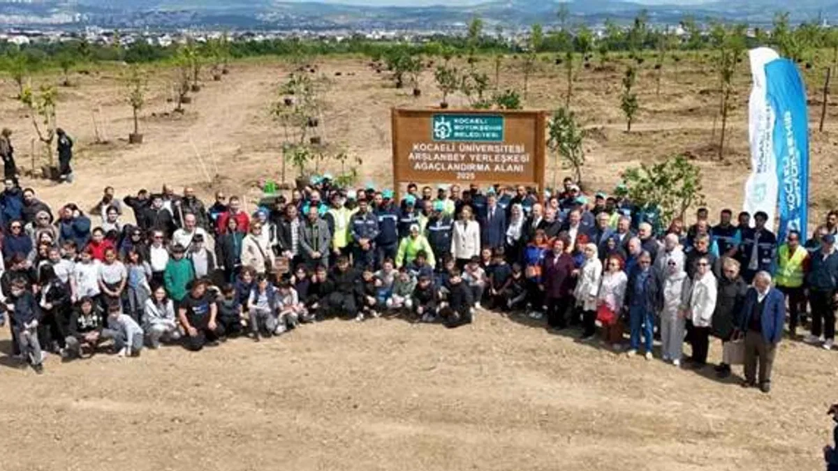 Kocaeli’nde binlerce fidan toprakla buluştu