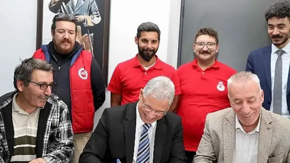 Mudanya Belediyesi'nde Sözleşme Sevinci