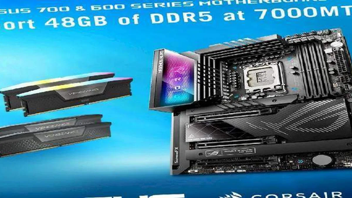 ASUS, Intel 700 ve 600 Serisi Anakartlar İçin 48 GB DDR5-7000 Desteği Getiriyor