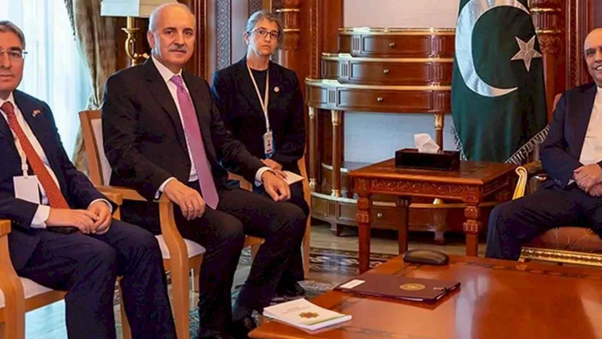 Meclis Başkanı Kurtulmuş Pakistan Cumhurbaşkanı ile görüştü