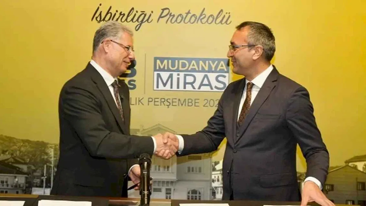 İstanbul'dan Bursa'nın kültürel mirasına bir protokol de Mudanya'da