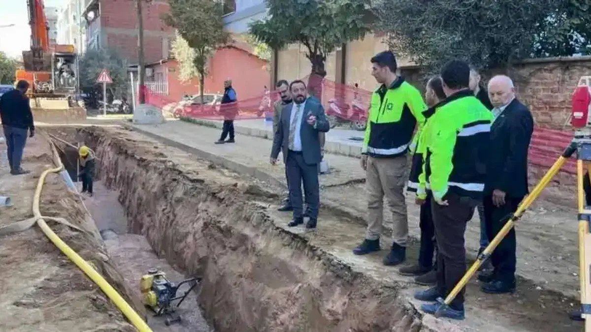İzmir Ödemiş'te altyapıda yoğun tempo