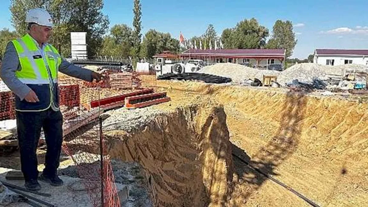 Konya Büyükşehir Doğanhisar'a Atıksu Arıtma Tesisi ve 7 Km Kanalizasyon Şebekesi Kazandırıyor