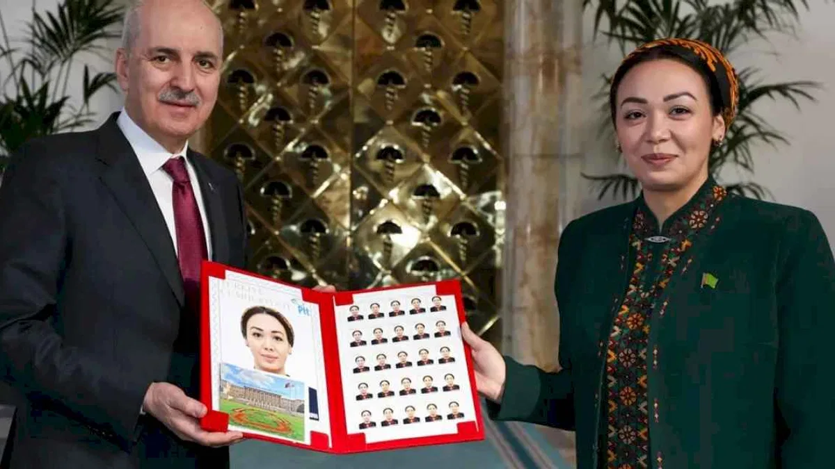Türkmenistan Meclis Başkanı Gulmanova TBMM'de