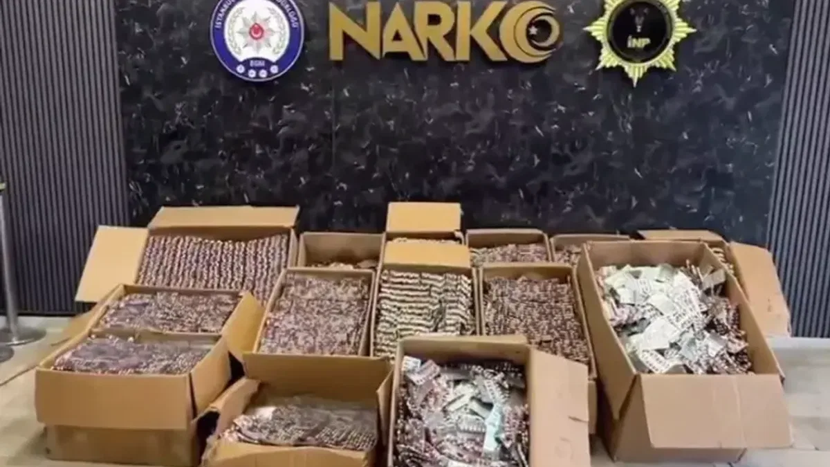 İstanbul’da 560 bin sentetik hap ele geçirildi