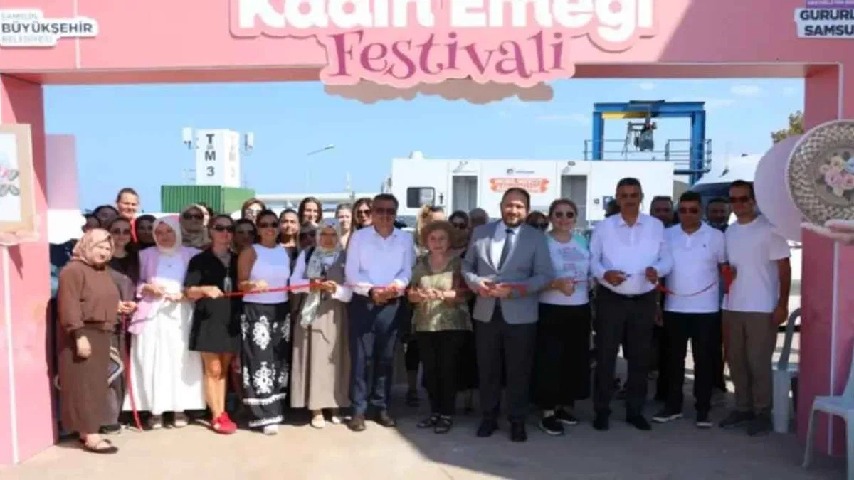 Samsun'da Kadın Emeği Festivali başladı