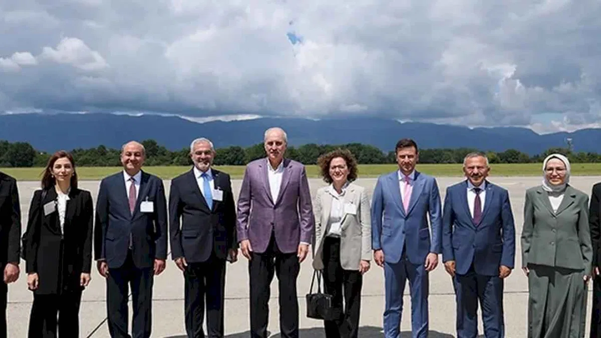 TBMM Başkanı Kurtulmuş İsviçre'de
