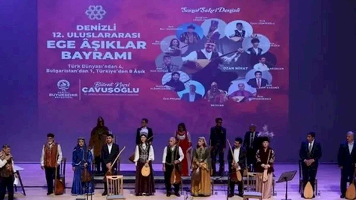 Denizli’de Aşıklar Bayramı kültür şölenine dönüştü