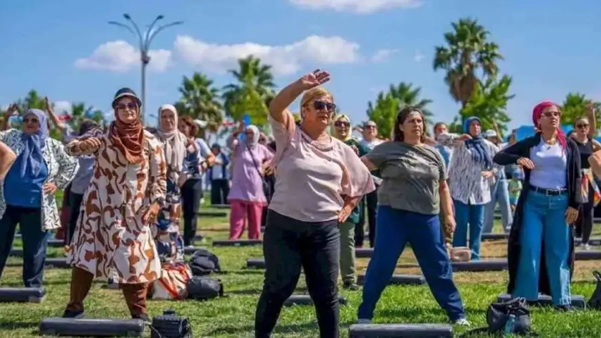 Kocaeli'de kadınlar 19 ton hafifledi!