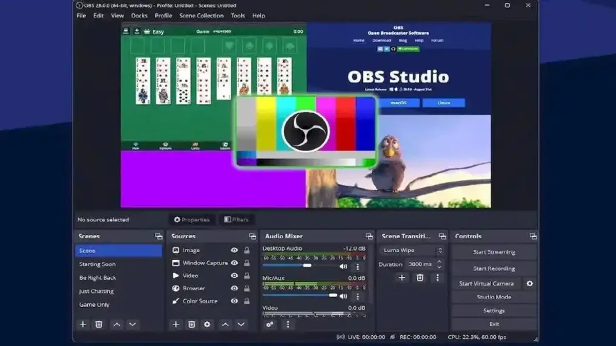 OBS Studio 29 Çıktı