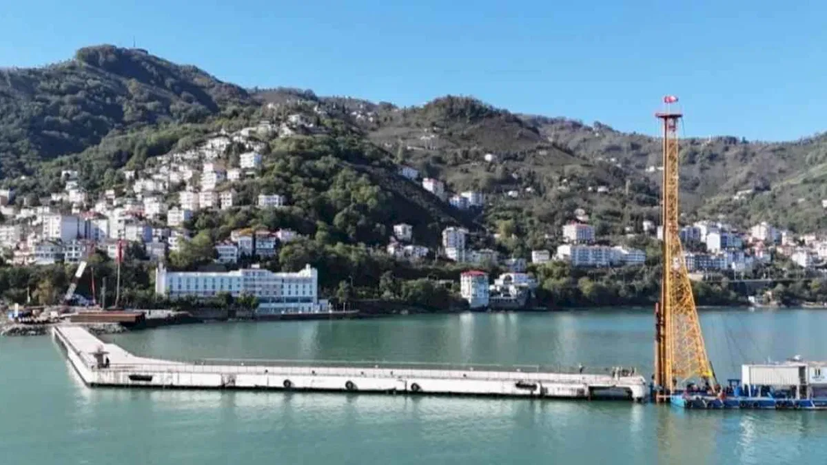 Ordu Altınordu rıhtımı uzatılıyor