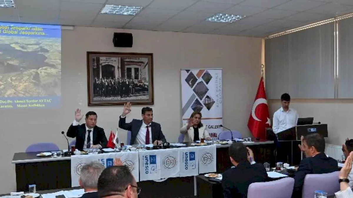 Jeopark Belediyeler Birliği Meclisi’nde ilk toplantı