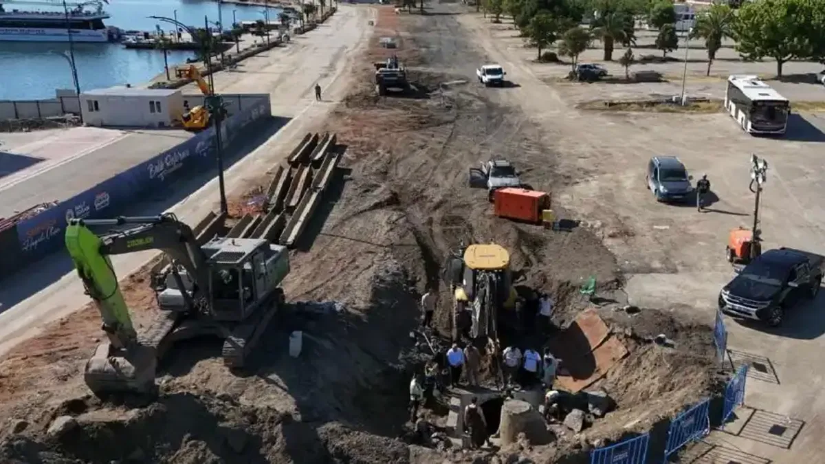 Samsun'da ilkadım atık su kolektör hattı hizmete alındı