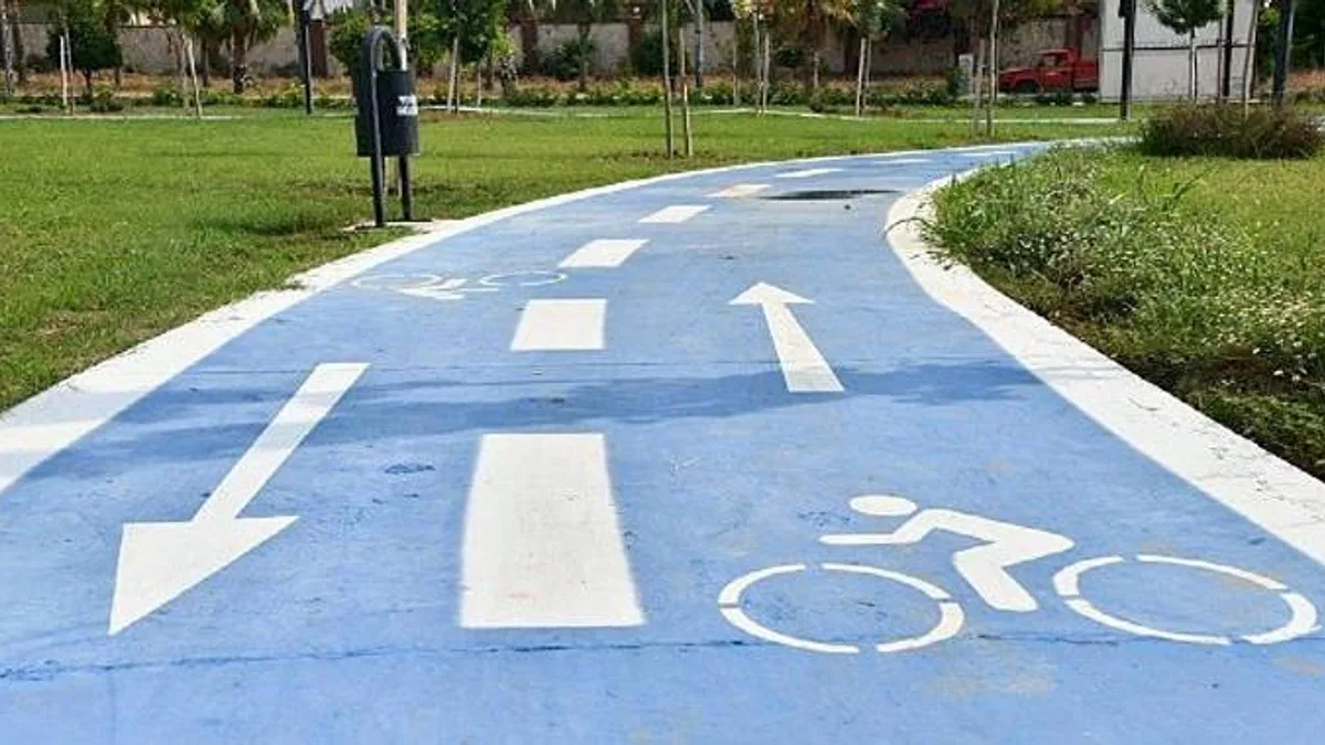 Yenişehir Belediyesi kente 5 bin metrekarelik Bisiklet Eğitim Parkı kazandırdı