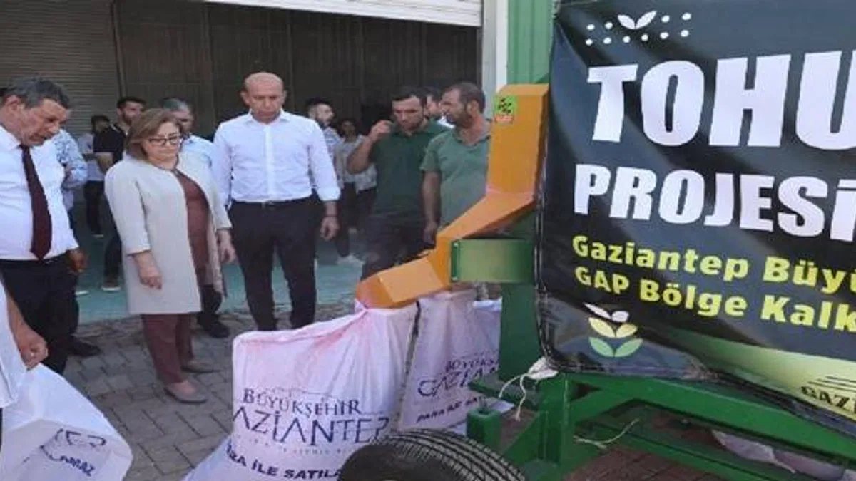 Gaziantep'ten çiftçilere 'selektör' katkısı