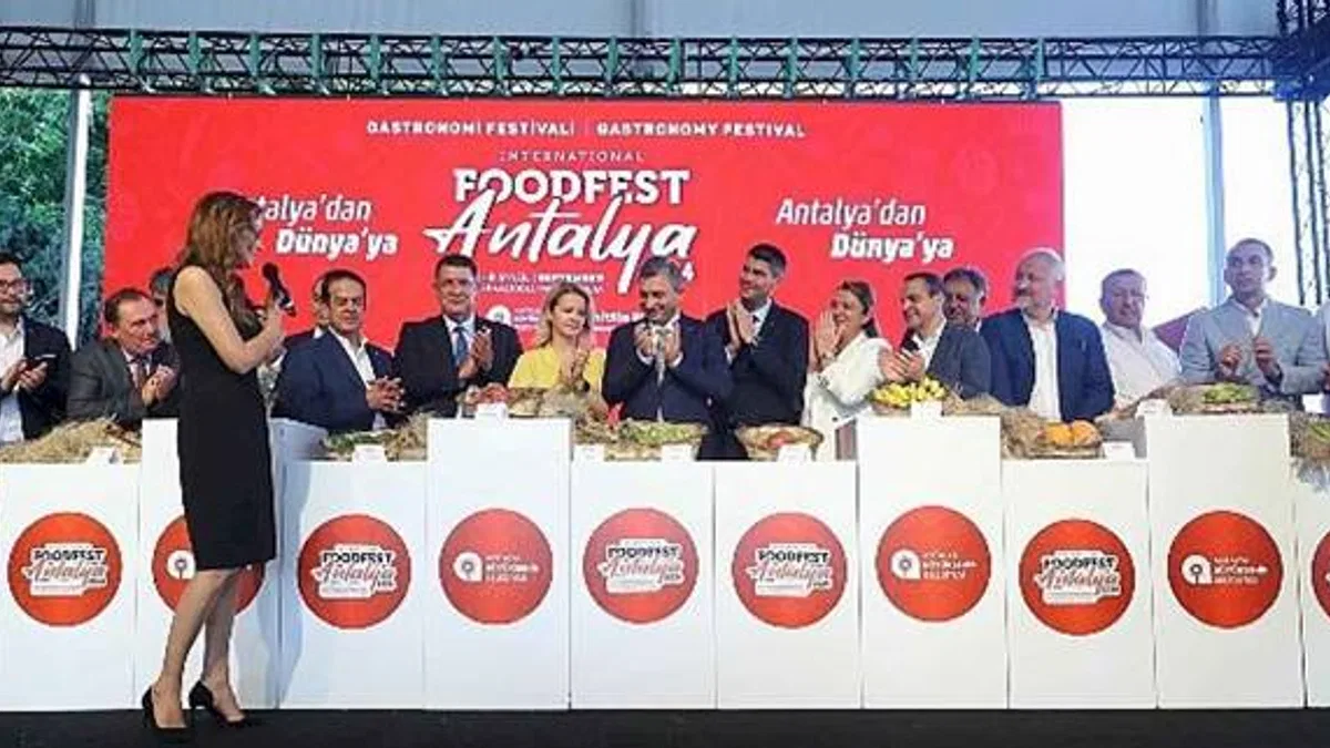 3. Uluslararası Foodfest Antalya Gastronomi Festivali başladı