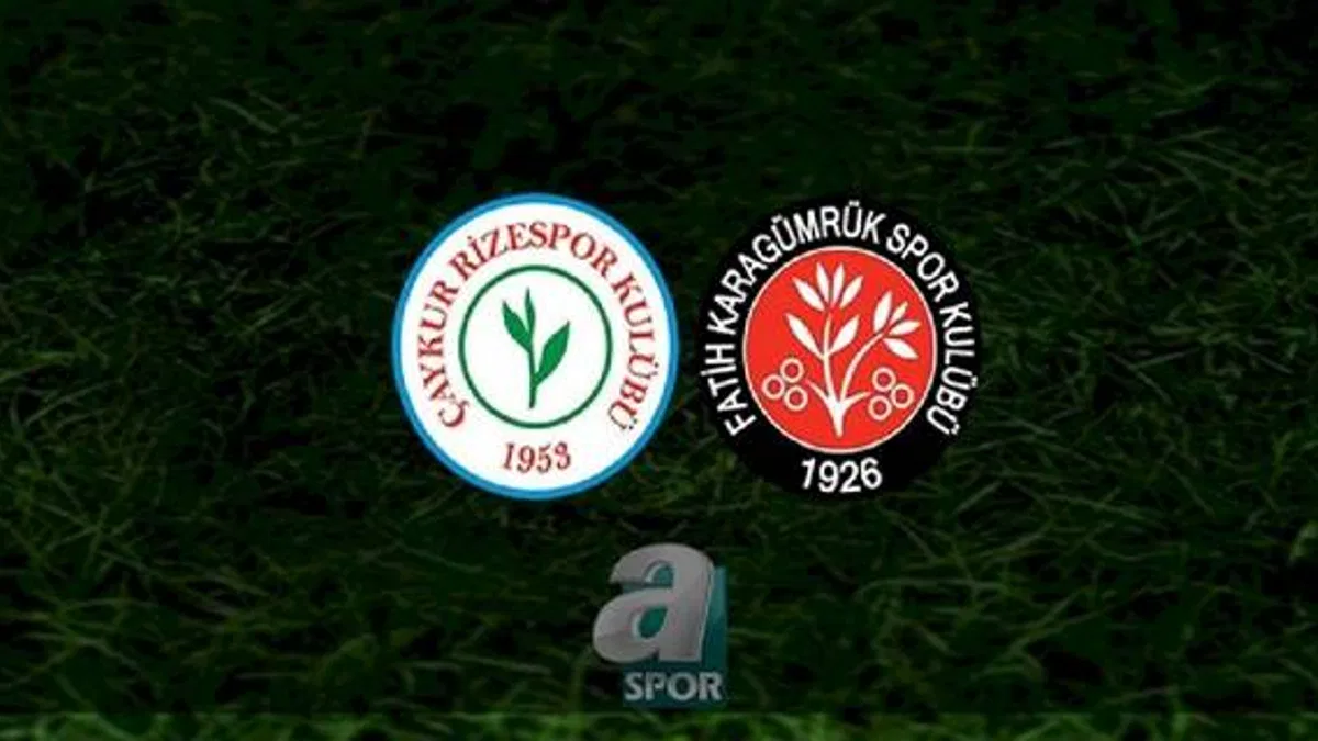 Rizespor - Fatih Karagümrük maçı ne zaman, saat kaçta ve hangi kanalda? | Trendyol Süper Lig