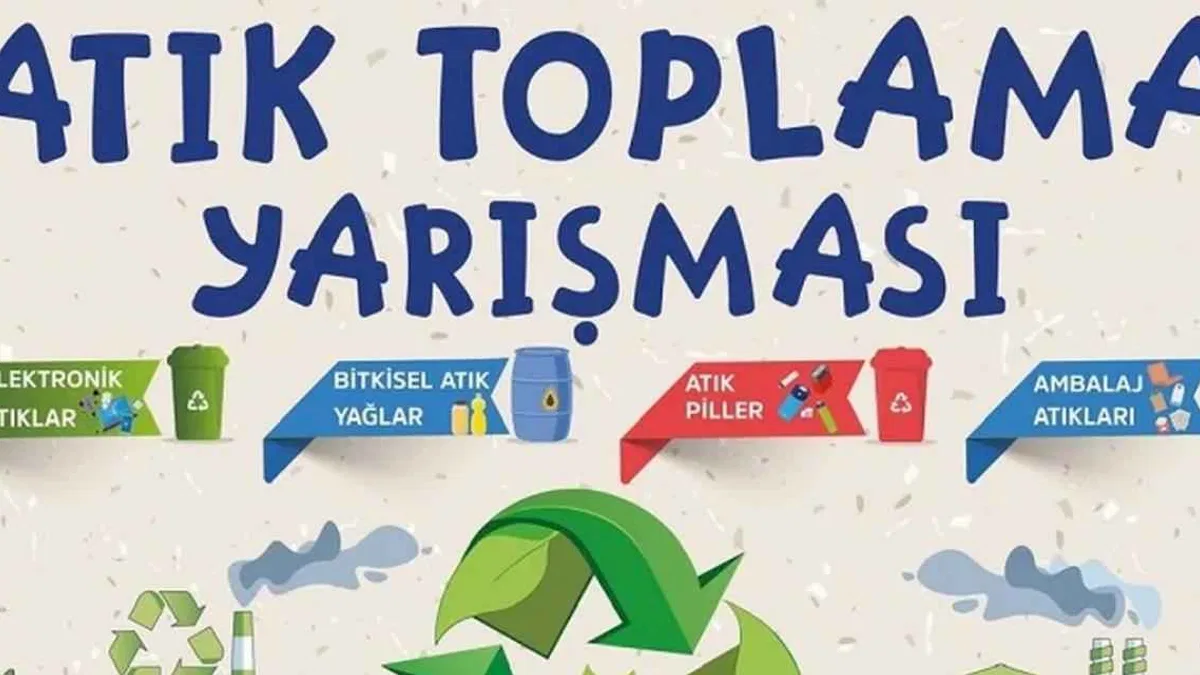 Bursa Osmangazi'de okullar arası Ödüllü Atık Toplama Yarışması