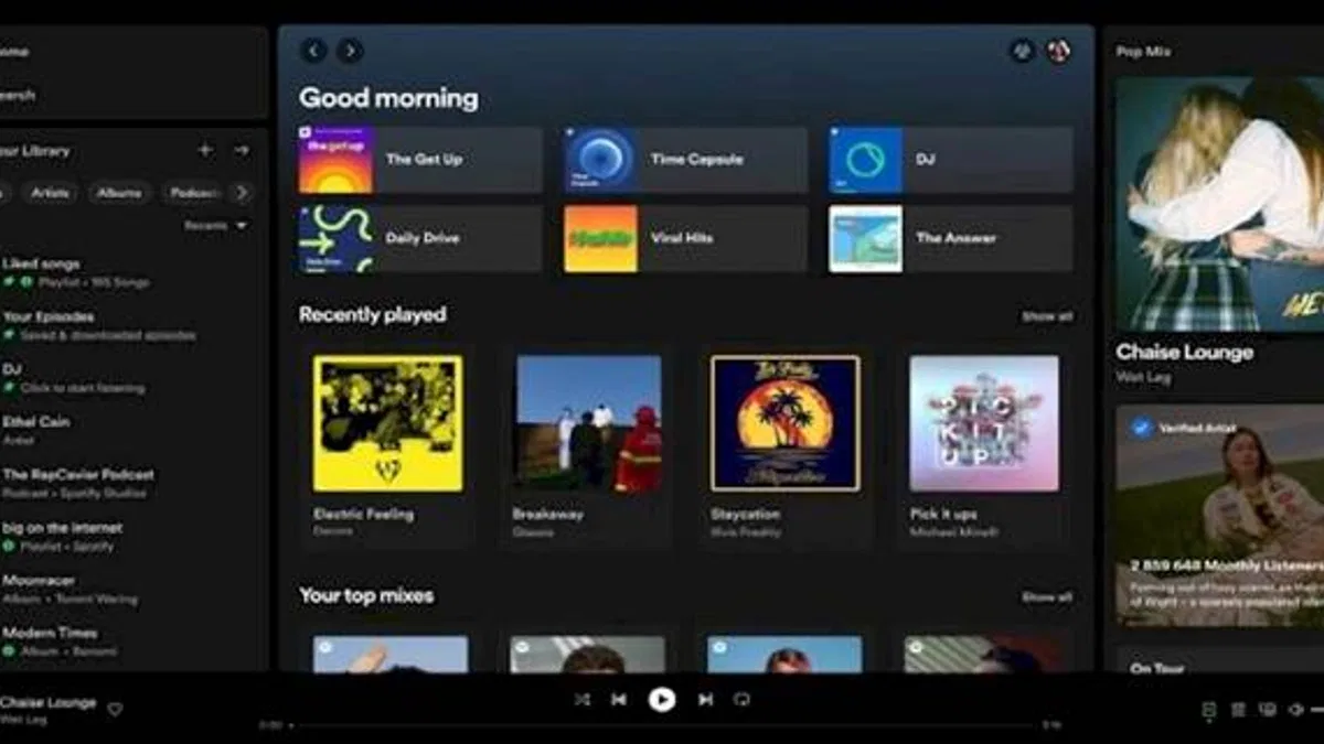 Spotify Masaüstü Uygulaması Yeni Bölümler Kazandı