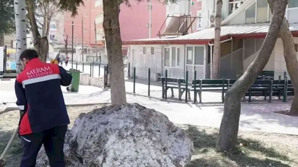 Konya Meram'da Ramazan temizliği!
