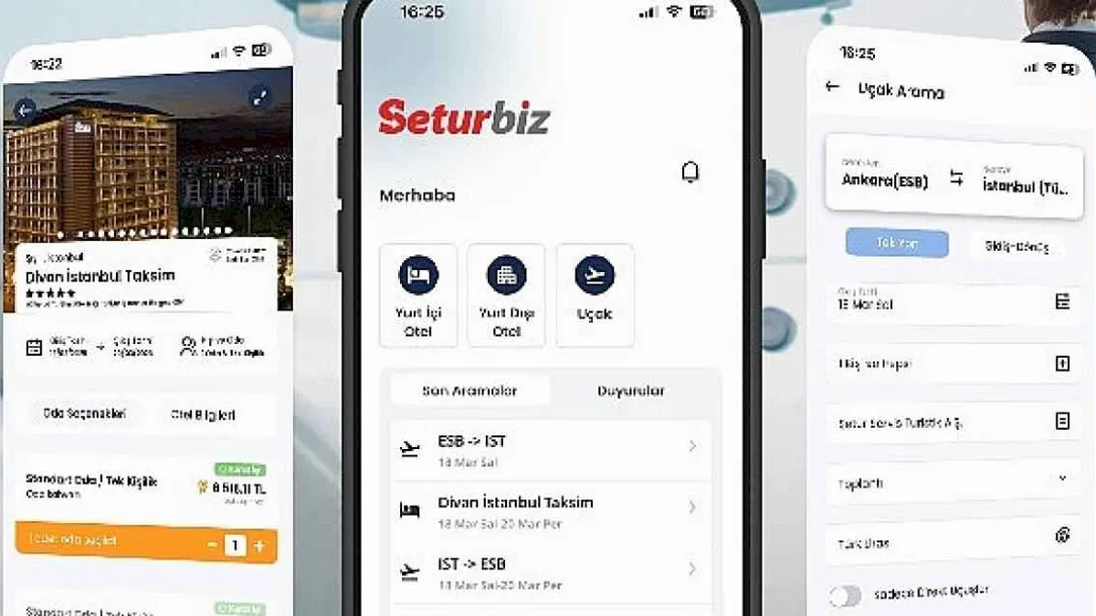 Seturbiz ile iş seyahatlerinizi şimdi mobilden planlayabilirsiniz