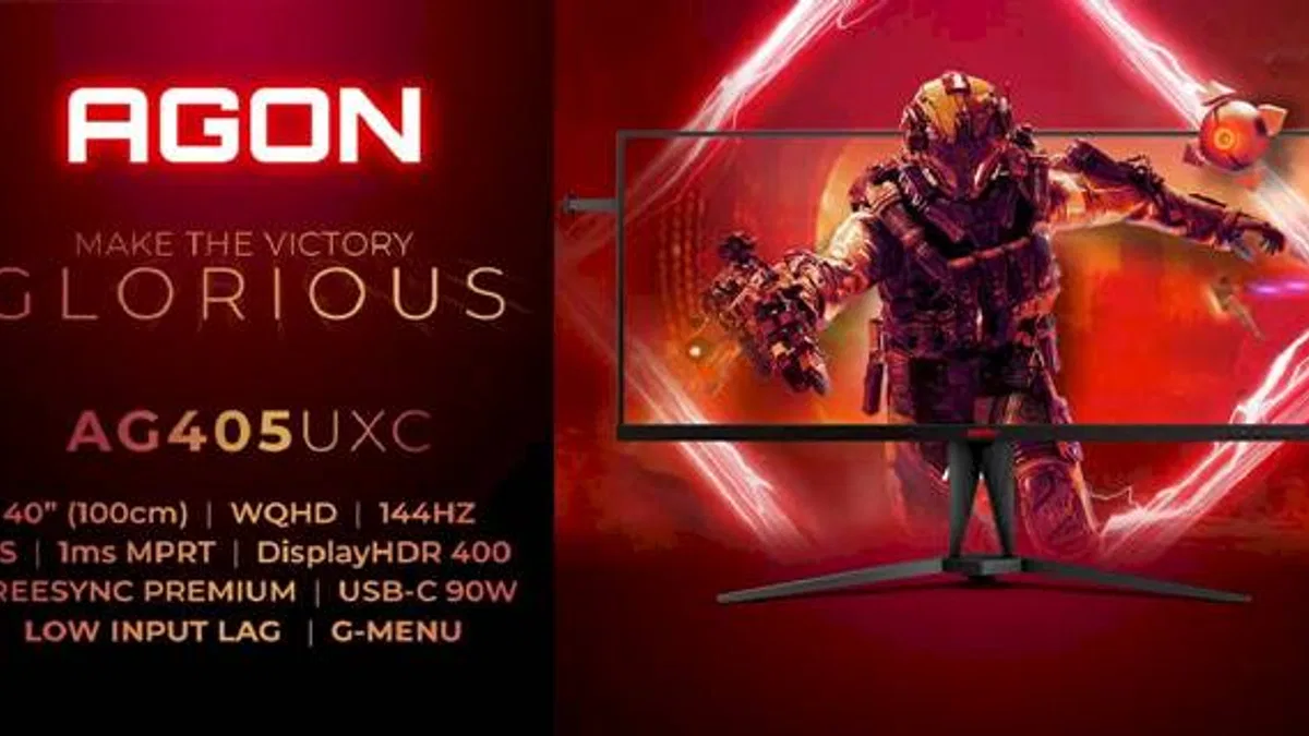 AGON by AOC, 40 İnç Boyutlu 144 Hz Oyuncu Monitörünü Duyurdu