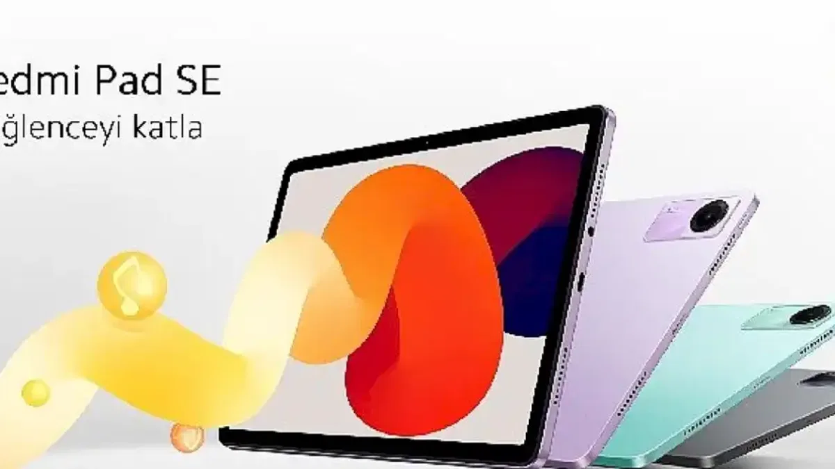Xiaomi'nin Yeni Tableti Redmi Pad SE Türkiye'de Satışta