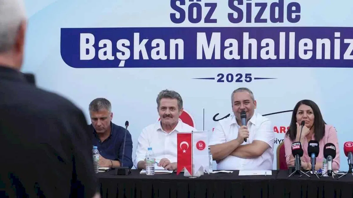 Başkan Özarslan mahalle buluşmalarıyla vatandaşın yanında