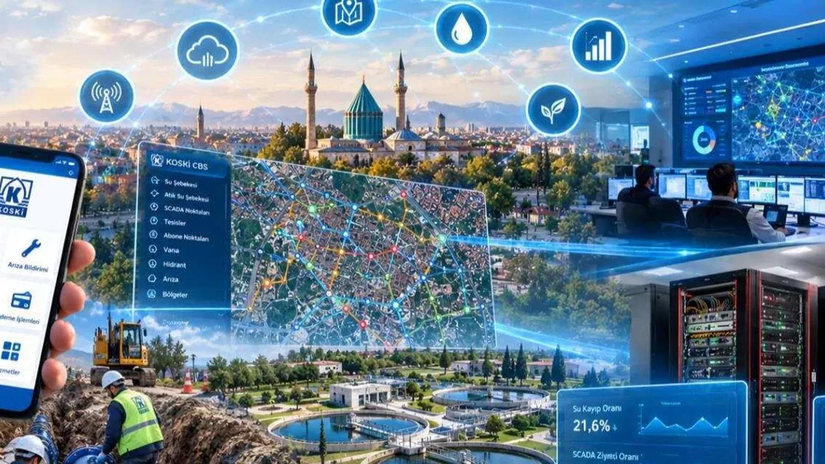 Konya altyapısında 68 akıllı uygulama dönemi