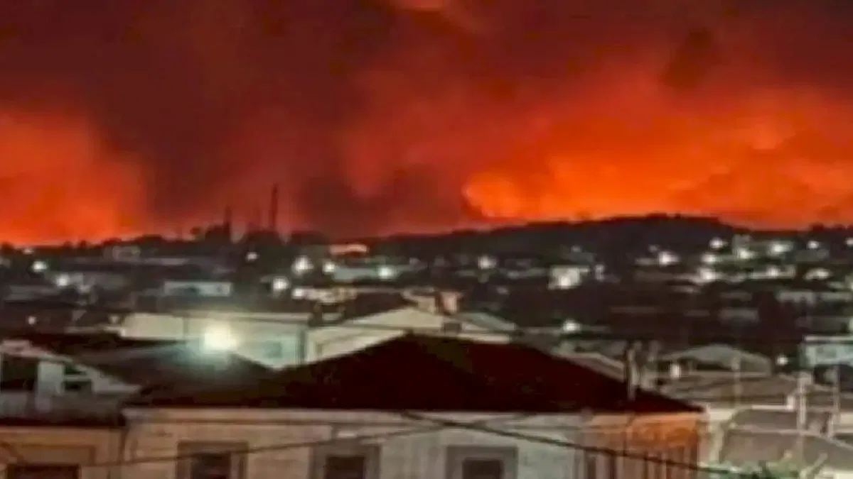 Batı Trakya'daki yangınlar Edirne’yi tehdit ediyor