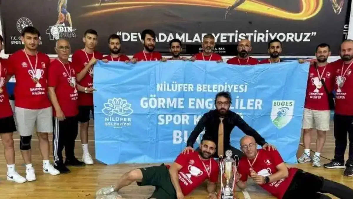 Nilüfer BUGES namağlup şampiyon