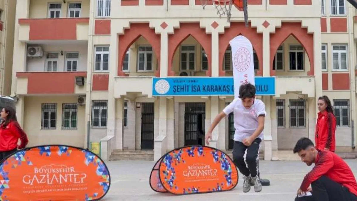 Gaziantep'te öğrenciler yetenek taramasında