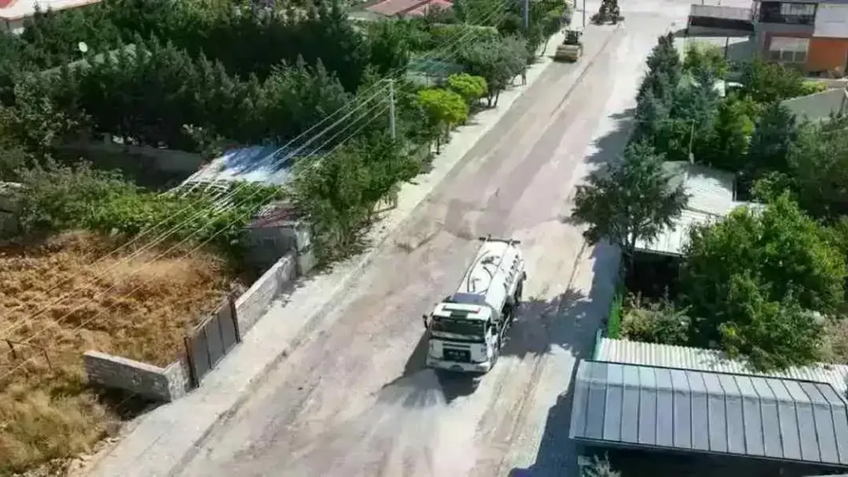 Konya Selçuklu'da yol konforu artıyor