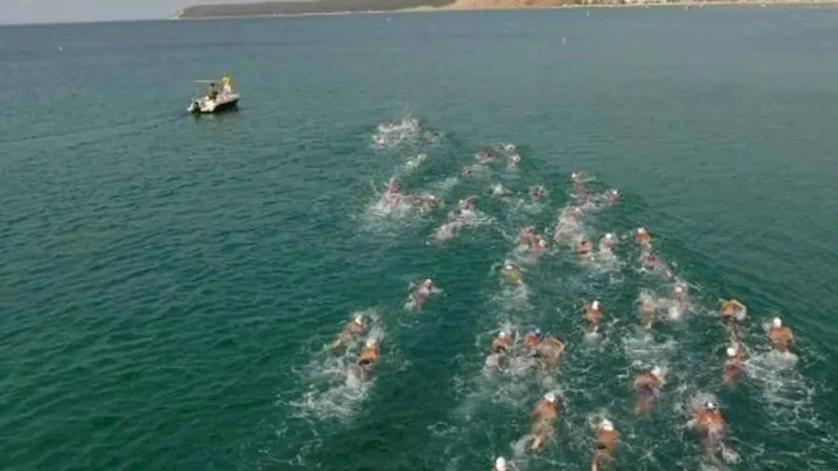 3. Açık Su Yüzme Şampiyonası, Erikli Sahili’nde gerçekleştirildi