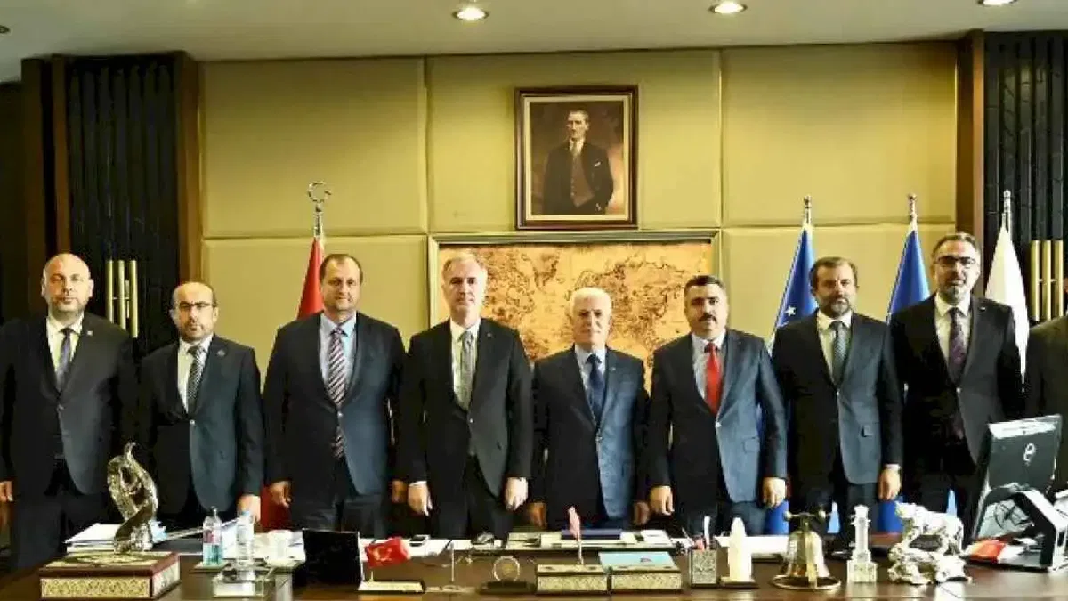 Bursa'da AK Partili belediye başkanlarından Başkan Bozbey'e toplu ziyaret