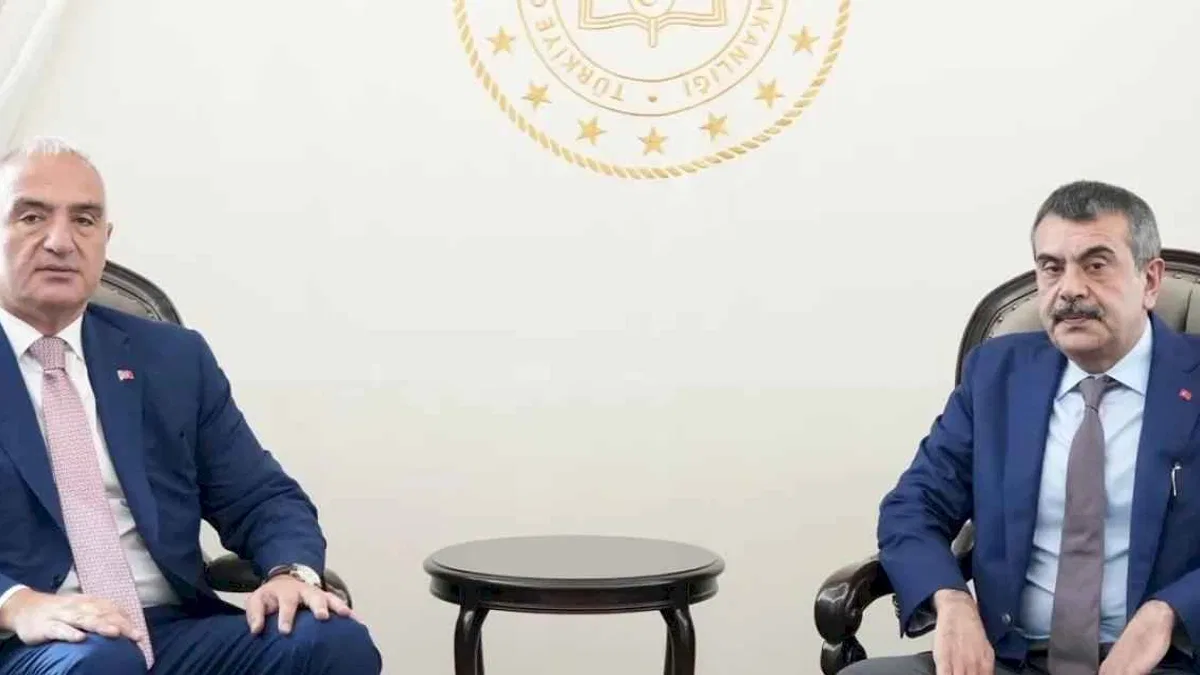 Bakan Tekin, Bakan Ersoy'u ağırladı